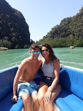 Speedboat charter 1 or 2 engines available ao nang krabi thailand