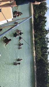 Catamarã de barco de festa de luxo em Punta Cana