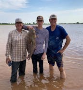 Catfish Noodling Trips in Waurika, Oklahoma