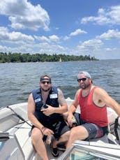 Spacious Deck Boat at Lake Livingston