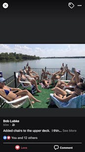  Dive Into Fun on Lewisville Lake with Our Double Decker Pontoon(Free Lily Pad!)