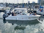 12 Person, 24 Foot Robalo on Lake Michigan, with bathroom!