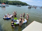 IT'S STILL WARM! Party Barge / Recreational Pontoon Boat! YEAR ROUND!