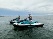 DOLPHIN TOUR CLEARWATER JETSKI 3 PASSENGER HONEYMOON ISLAND BLUETOOTH FAST SKI