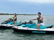 DOLPHIN TOUR CLEARWATER JETSKI 3 PASSENGER HONEYMOON ISLAND BLUETOOTH FAST SKI