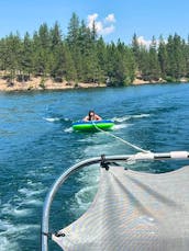 Coeur d'alene captained Lake Cruise And BBQ With 22ft South Bay Pontoon