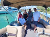 12 Passenger Suntracker Party Barge 24 DLX Pontoon in South Padre Island