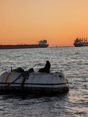 Long Beach/Catalina em um catamarã à vela de 38 pés