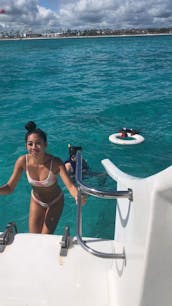 🛥🔥🤩 オーナーVIPがレンタルしたプンタカナのラグジュアリートレンドトップカタマランです。🛥️