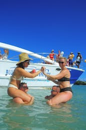 🎊🛥🔥 Barco privado de lujo VIP de día completo en Punta Cana alquilado por el propietario 🛥️
