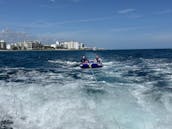 23 ft Boat Sightseeing Tour-Optional Tubing/Snorkeling/Full-day Peanut Island