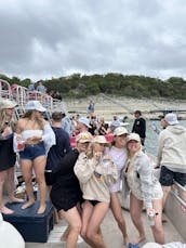 Bateau de fête à deux étages Premier pour 19 personnes avec toboggan