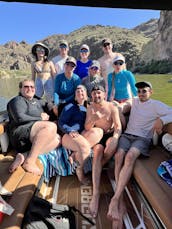 Enjoy a carefree day at Saguaro Lake with Captain Sheldon on a new 2024 wakeboat