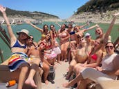 Party Cove Pontoon  Rental on Lake Travis, ATX