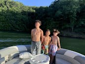 Brand New Premium Luxury Pontoon Boat on Lake Lanier