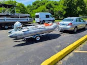 13ft Inflatable Boat Rental with a 20hp Yamaha outboard!