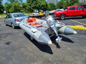 13ft Inflatable Boat Rental with a 20hp Yamaha outboard!