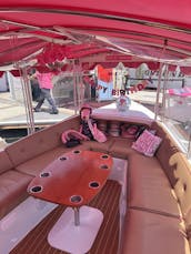 Pink party Boat cruise in San Diego Bay for up to 8 passengers