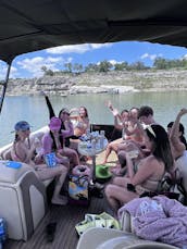 BENTLEY PARTY PONTOON BOAT 25 ft+Captain [Party, Swim, Fish ] Lake Travis