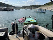 BENTLEY PARTY PONTOON BOAT 25 ft+Captain [Party, Swim, Fish ] Lake Travis