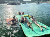 BENTLEY PARTY PONTOON BOAT 25 ft+Captain [Party, Swim, Fish ] Lake Travis
