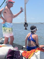 FOLLY BEACH CATAMARAN SUNSET SAIL, departing Folly River boat landing 190/hr