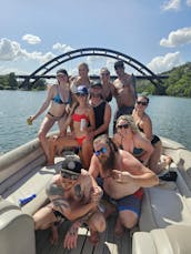 28' Double Decker Pontoon with Slide -Party Cove- Lake Austin 