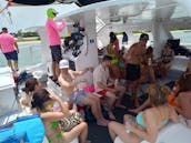 Catamaran Party Boat 50' (42-Person Max) Includes: Captain and Crew