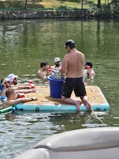 28' Double Decker Pontoon with Slide -Party Cove- Lake Austin 