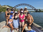 Ponton à deux étages de 28 pieds avec toboggan -Party Cove- Lake Austin 