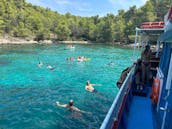 Private Boat Tours to Sutivan and shipwreck Kontesa 