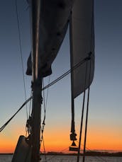 FOLLY BEACH CATAMARAN SUNSET SAIL, departing Folly River boat landing 190/hr