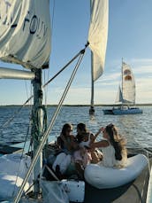 FOLLY BEACH CATAMARAN SUNSET SAIL, departing Folly River boat landing 190/hr