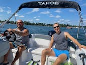 Super Fun Like New 2022 Tahoe T-18 Sport Boat (2 Tubes / Ski's Onboard).