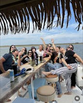 🎉🐬🏝️ Catamarã Tiki Boat - Passeio pelas ilhas em Folly Beach, SC