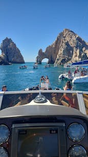 Luxury 45' SEARAY FLY BIGE SEDAN Yacht Charter in Cabo with Flybridge Experience