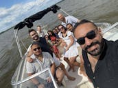 Barco esportivo luxuoso | Iate Larson de 27 pés