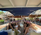 28ft Party Cruiser Pontoon with Slide! - Enjoy Cancún & Isla Mujeres!