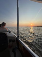 Private Pontoon Boat rides on the Barnegat Bay 