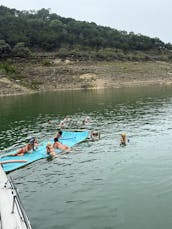 34ft SeaRay Sundancer Party Yacht for up to 18 Passengers with 18ft Lily Pad