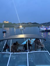 34ft SeaRay Sundancer Party Yacht for up to 18 Passengers with 18ft Lily Pad