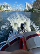 2020 Sea Water Pontoon Boat Rental in Miami Beach, Florida