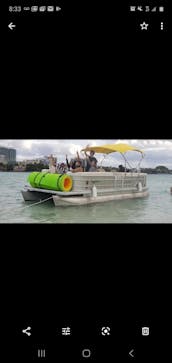 2020 Sea Water Pontoon Boat Rental in Miami Beach, Florida