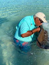 Enjoy Fishing in West End Grand Bahama, The Bahamas on 19’ Mako Center Console