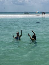 Water and Sun Adventures  on the gulf with a Captain Scott