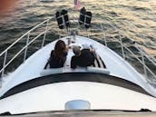 Chartered 459 Motor Yacht Rental Package in Great South Bay for Day And Sunset Trips