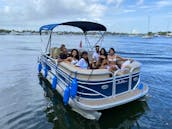 2021 Luxury Pontoon Party Boat for Rent in Hollywood, Florida