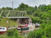 24' Nimble Nomad Self Hire Boat, Erie Canal,  Finger Lakes. 