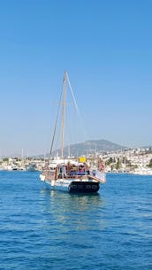 Private charter for daily boat trip on sailing Gulet PN for 12 people in Bodrum