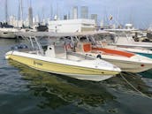 Rent a 30 ft. Megayates boat for 10 people in Baru, Cartagena